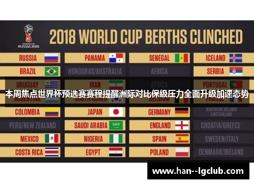 本周焦点世界杯预选赛赛程提醒洲际对比保级压力全面升级加速态势